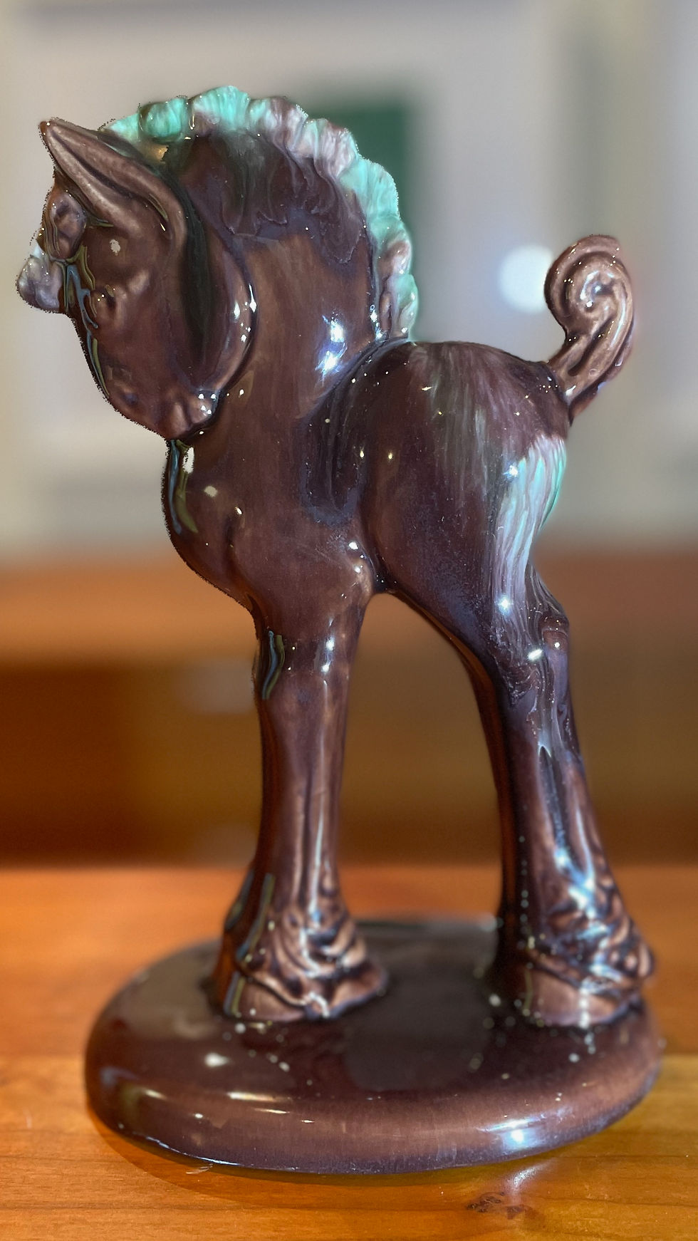 Thumbnail: Royal Haeger Horse R- 103 in Brown Briar