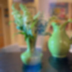 Thumbnail: Haeger Vase # 413 in Evergreen