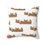 Thumbnail: Arabic Script Pattern Faux Suede Pillow – Decorative Square Throw Cushion