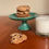 Thumbnail: EV Haeger Pedestal Dish Green
