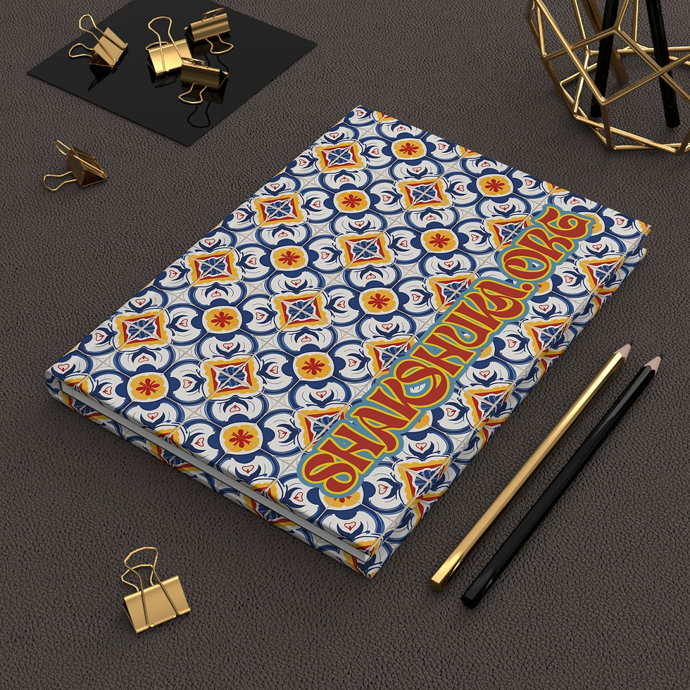 Thumbnail: Hardcover Journal — Mediterranean Tile Notebook