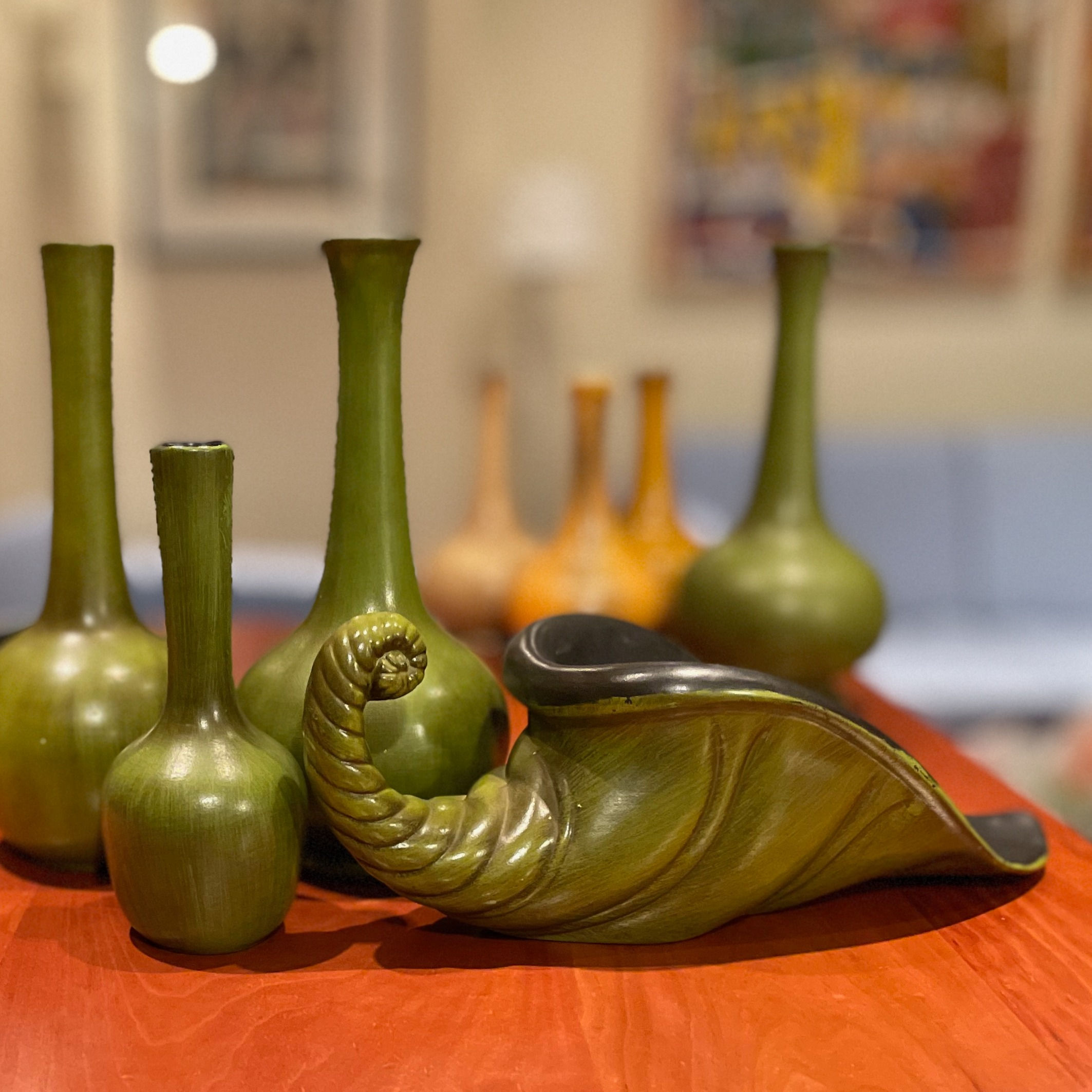 Haeger Cornucopia # 709 in Peasant Olive