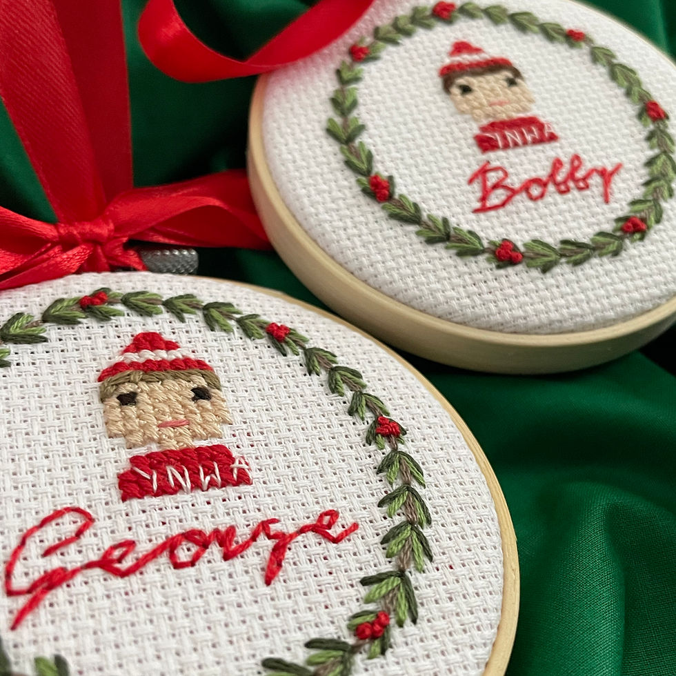 Thumbnail: "Hinch" Elf - Personalised Christmas Hoop