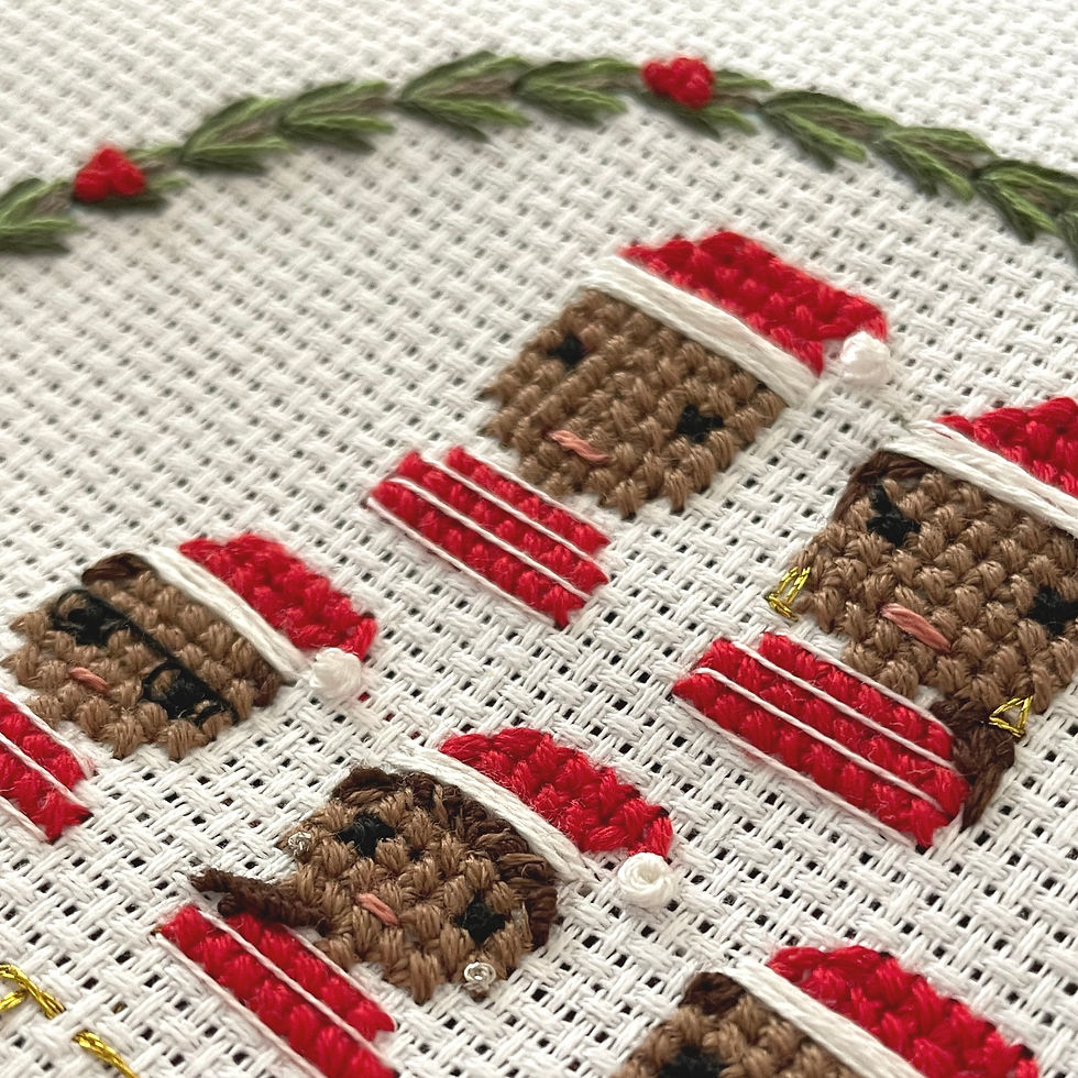 Thumbnail: Christmas Hoop - 2 to 6 characters