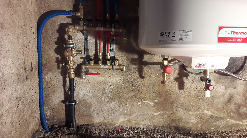 2 - Pose d'un ballon d'eau chaude