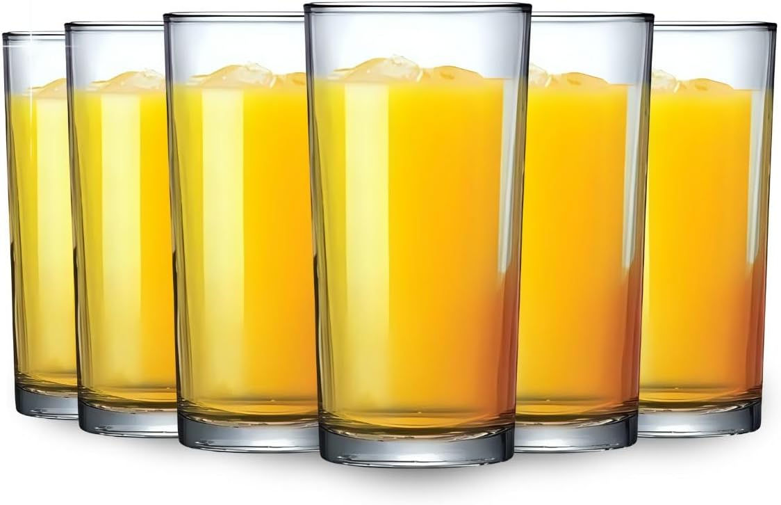 Conjunto 12 Copos De Vidro Transparente 200ml Água Cozinha