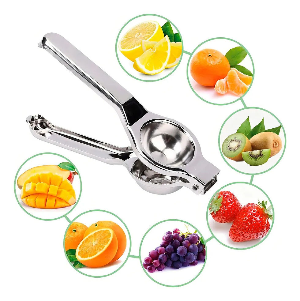 Miniatura: Espremedor De Limão Aço Manual Profissional Resistente Cozinha
