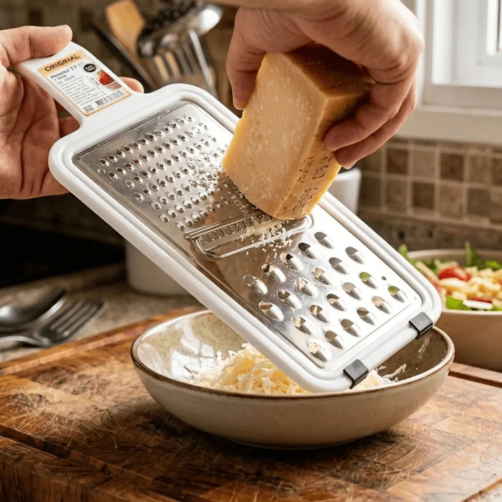Miniatura: Ralador Manual Inox 1 Face Cozinha Queijo Legumes Profissional