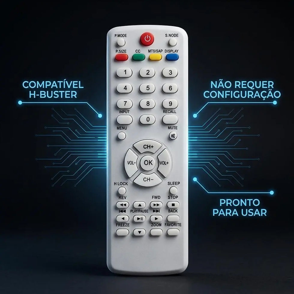 Miniatura: Kit 2 Controles Remoto Universal Infravermelho Automático Fácil Uso
