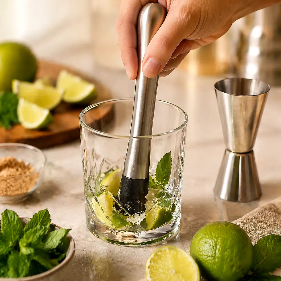 Miniatura: Socador De Caipirinha Inox Macerador Amassador Frutas Drink