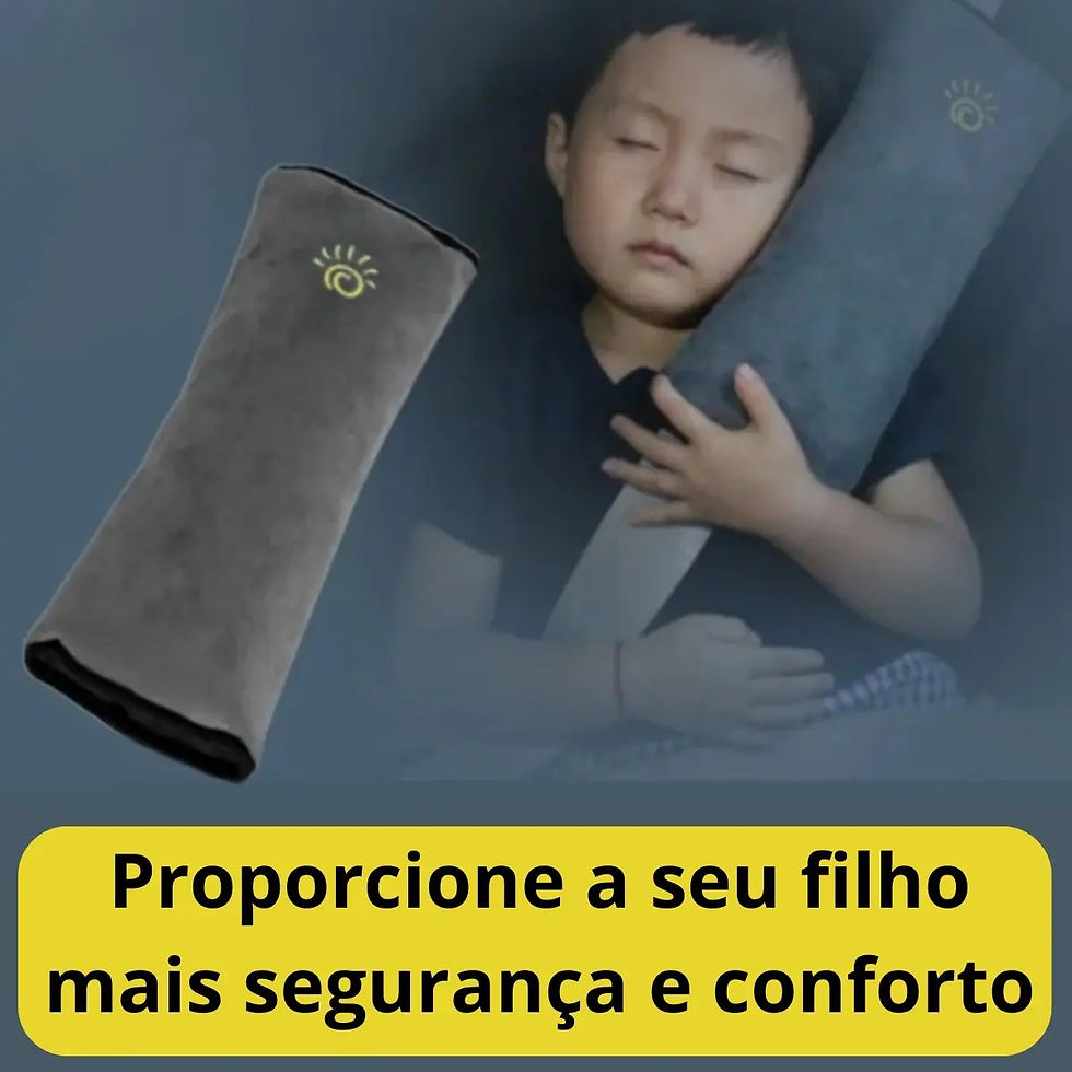 Miniatura: Kit 2 Almofadas Protetor De Cinto De Segurança Carro Confortável