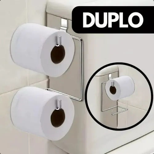 Miniatura: Porta Papel Higiênico Suporte Banheiro Para Caixa Acoplada