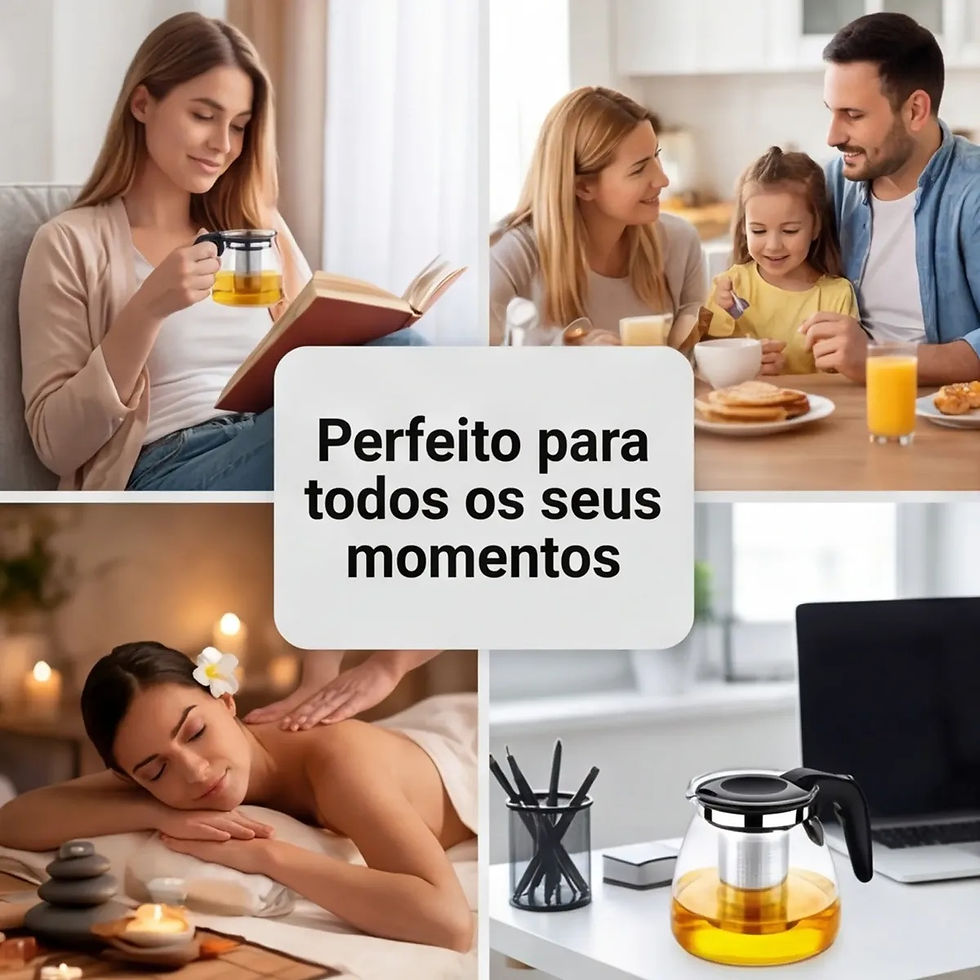 Miniatura: Chaleira De Vidro Com Infusor Bule De Chá Resistente Calor
