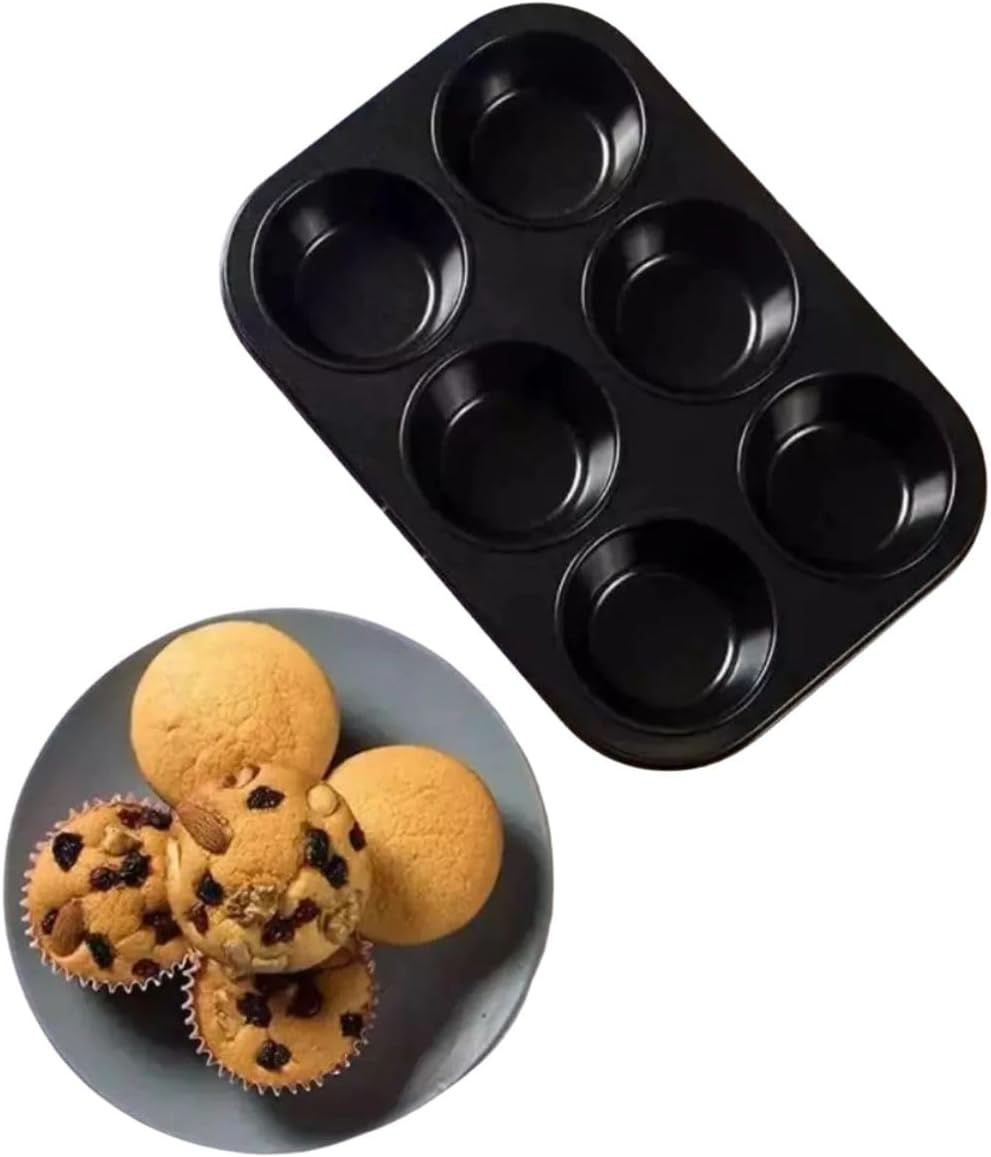 Forma Para Cupcake Antiaderente Aço Assadeira Forno Airfryer