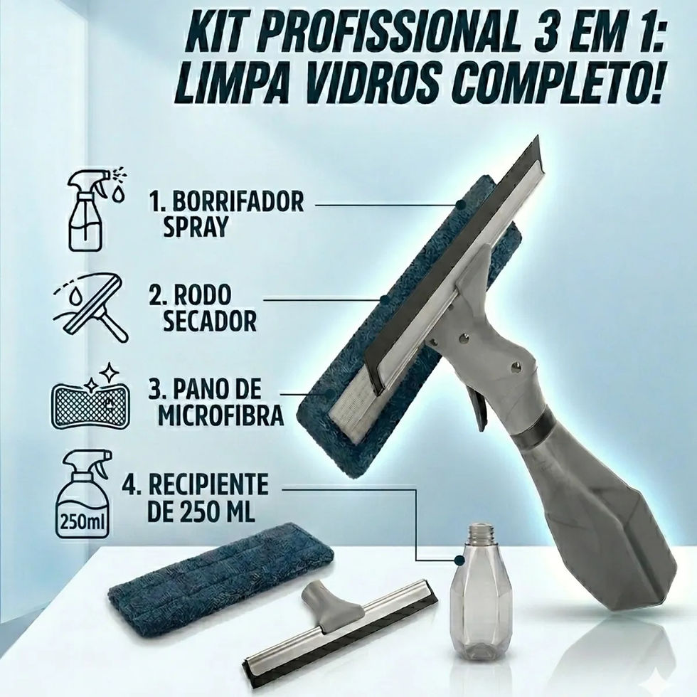 Miniatura: Spray Limpa Vidros Rodo Com Reservatório Limpador Multiuso