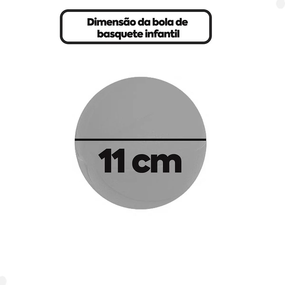 Miniatura: Cesta De Basquete Infantil Kit Completo Tabela Esportivo