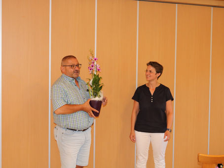 Verabschiedung unserer Chorleiterin Christine Dressel am 19.07.2022