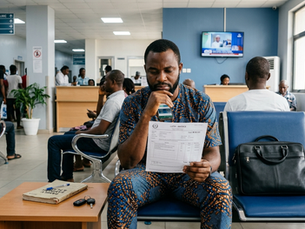 A man worrying about his hospital bills