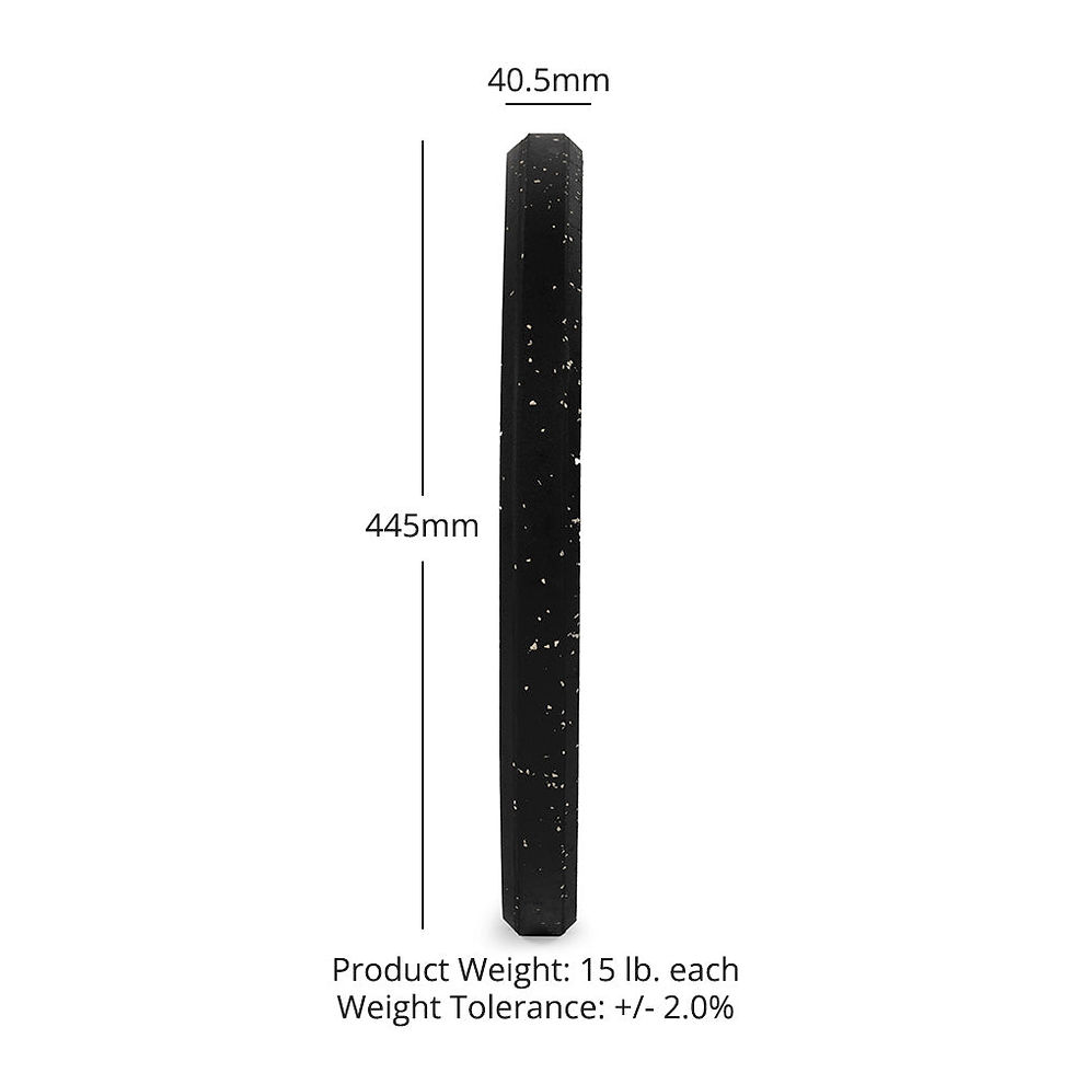 Thumbnail: Scratch and Dent, 15 LB Pair Crumb Rubber Bumper Plates