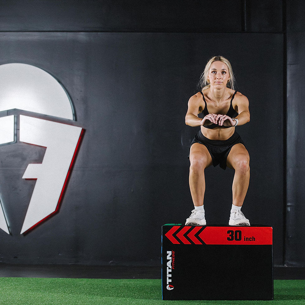 Thumbnail: Scratch and Dent, 3-in-1 Heavy Foam Plyometric Box | 20" x 24" x 30"