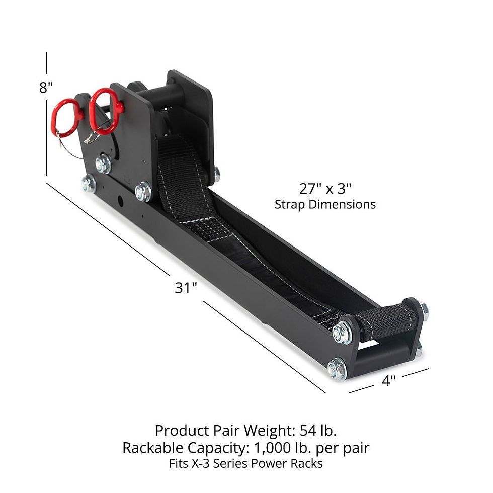 Thumbnail: X-3 Series Safety Strap Spotter Arms