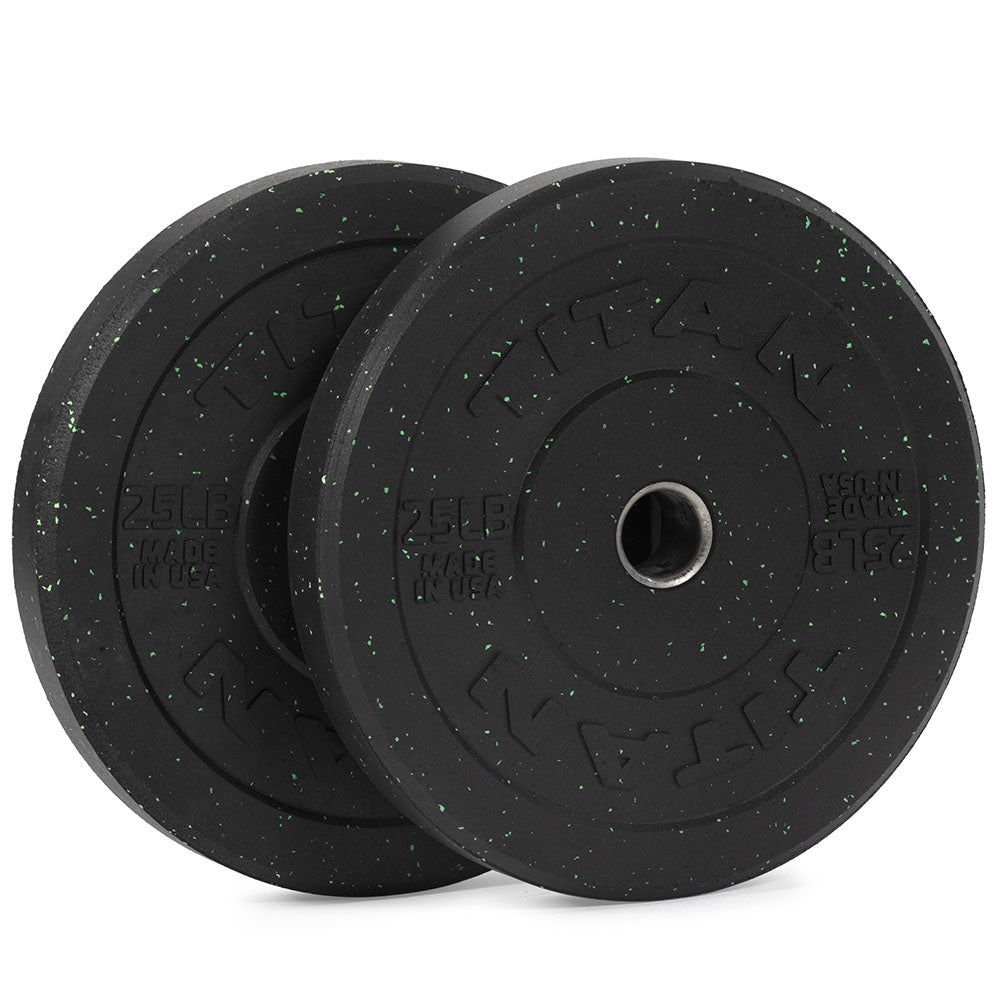 Scratch and Dent, 25 LB Pair Crumb Rubber Bumper Plates