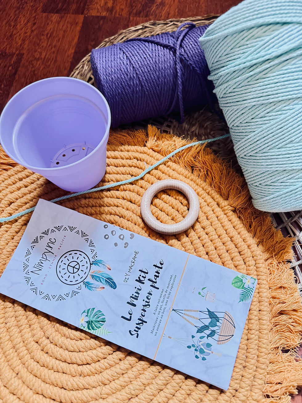 Miniature : Kit DIY Mini Suspension Plante – Collection Bohème Tropicale
