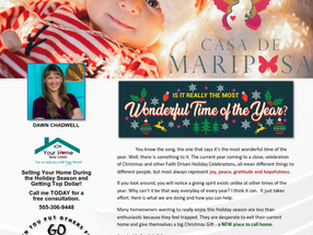 Homeward bound Newsletter-December