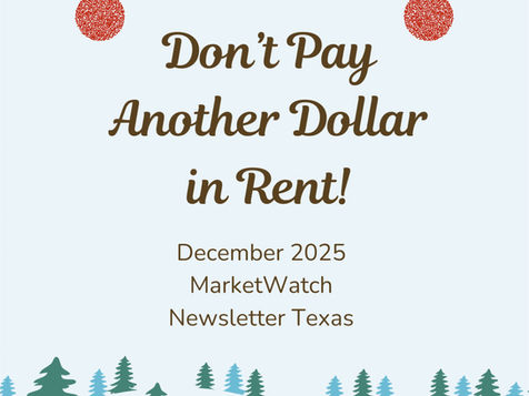 Still Renting? Discover a Smarter Alternative in This Month's MarketWatch Newsletter