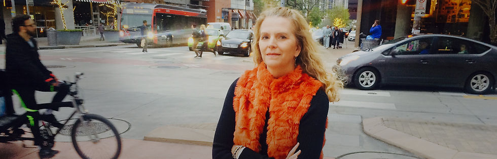 Photo of Peggy Little in downtown Austin