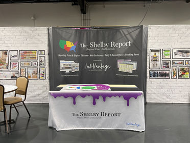 The Shelby Report Trade Show Booth