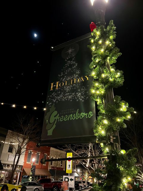 Greensboro Christmas Pole Banners