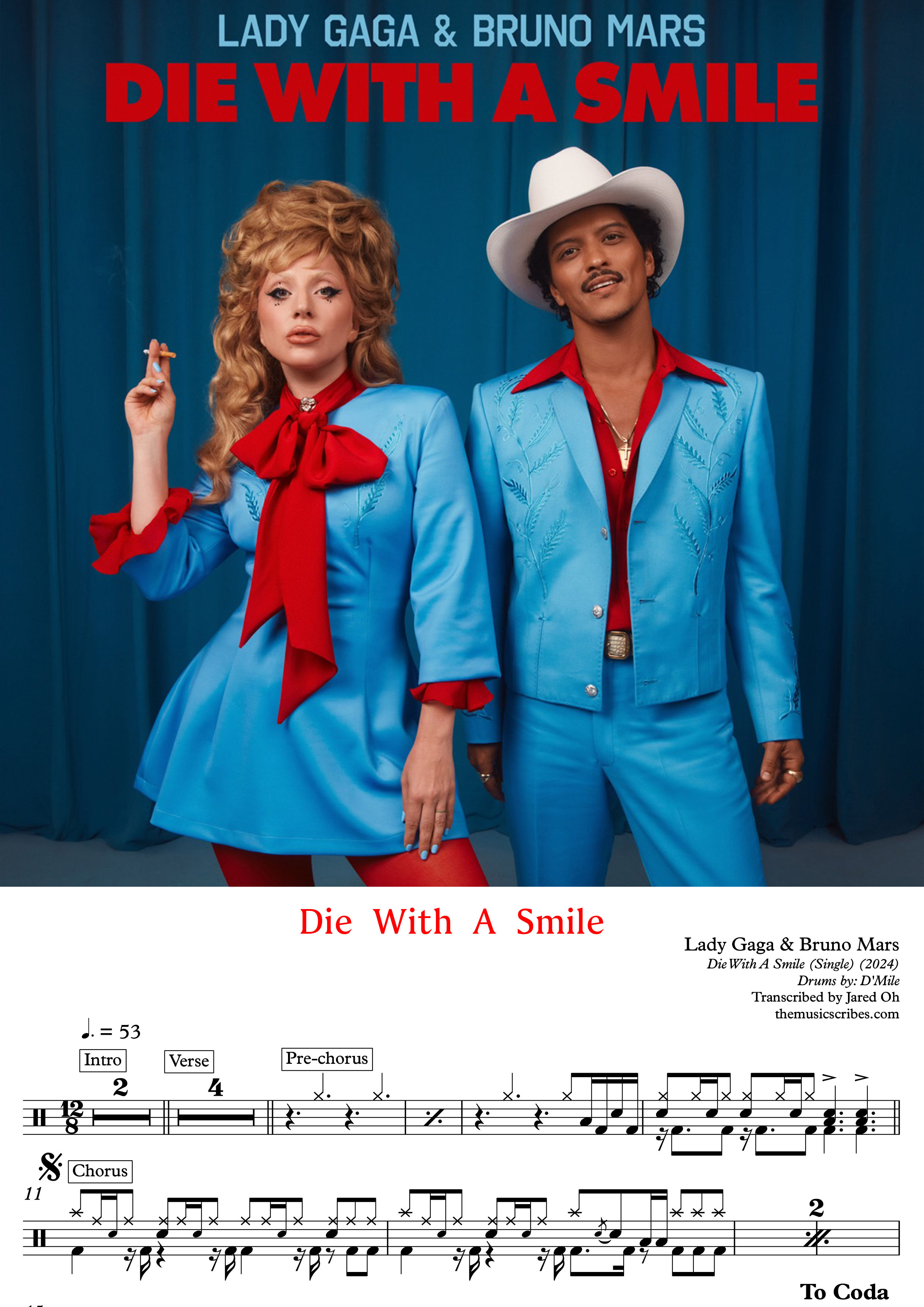 Die With A Smile - Lady Gaga & Bruno Mars
