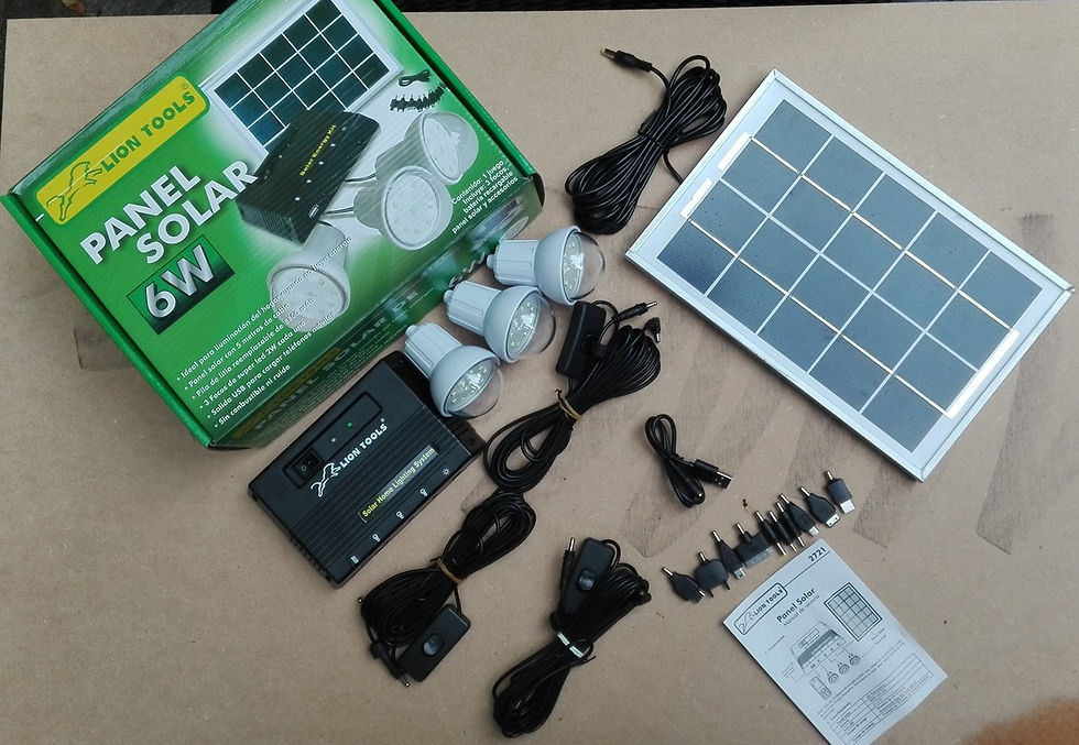 Kit Solar de emergencia de 6W