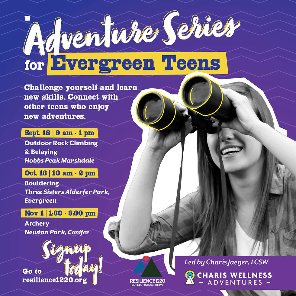 Adventure Series for Evergreen Teens