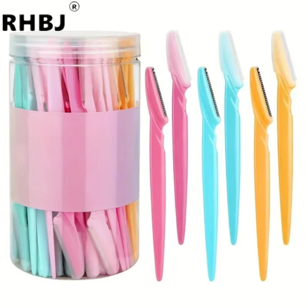 30 Pcs Eyebrow Razor For Women, Multipurpose Exfoliating Dermaplaning Tools And