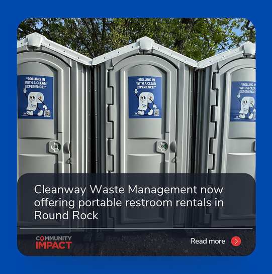cleanway portable potties