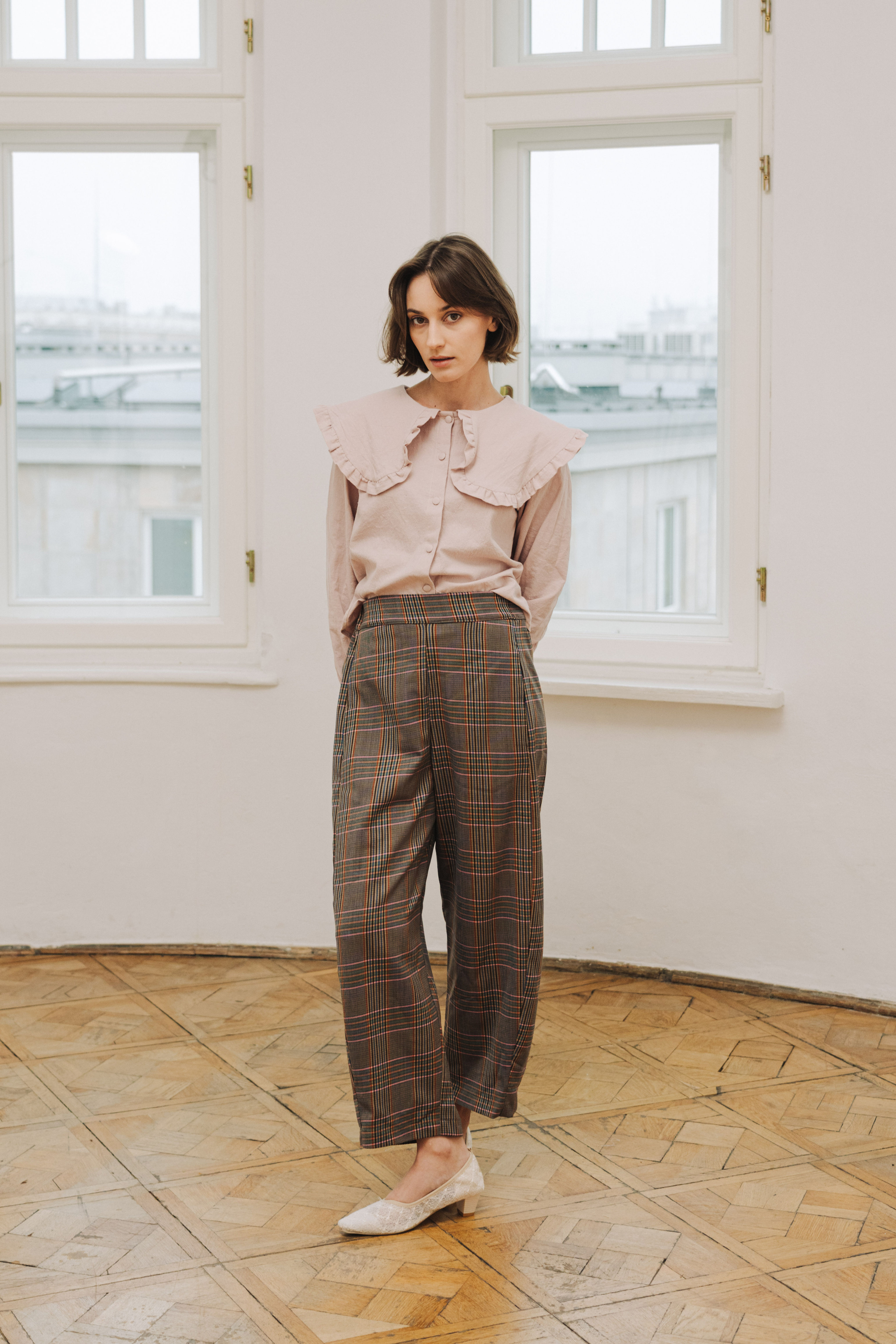 spodnie w krateczkę ~ N I C O L E T T A