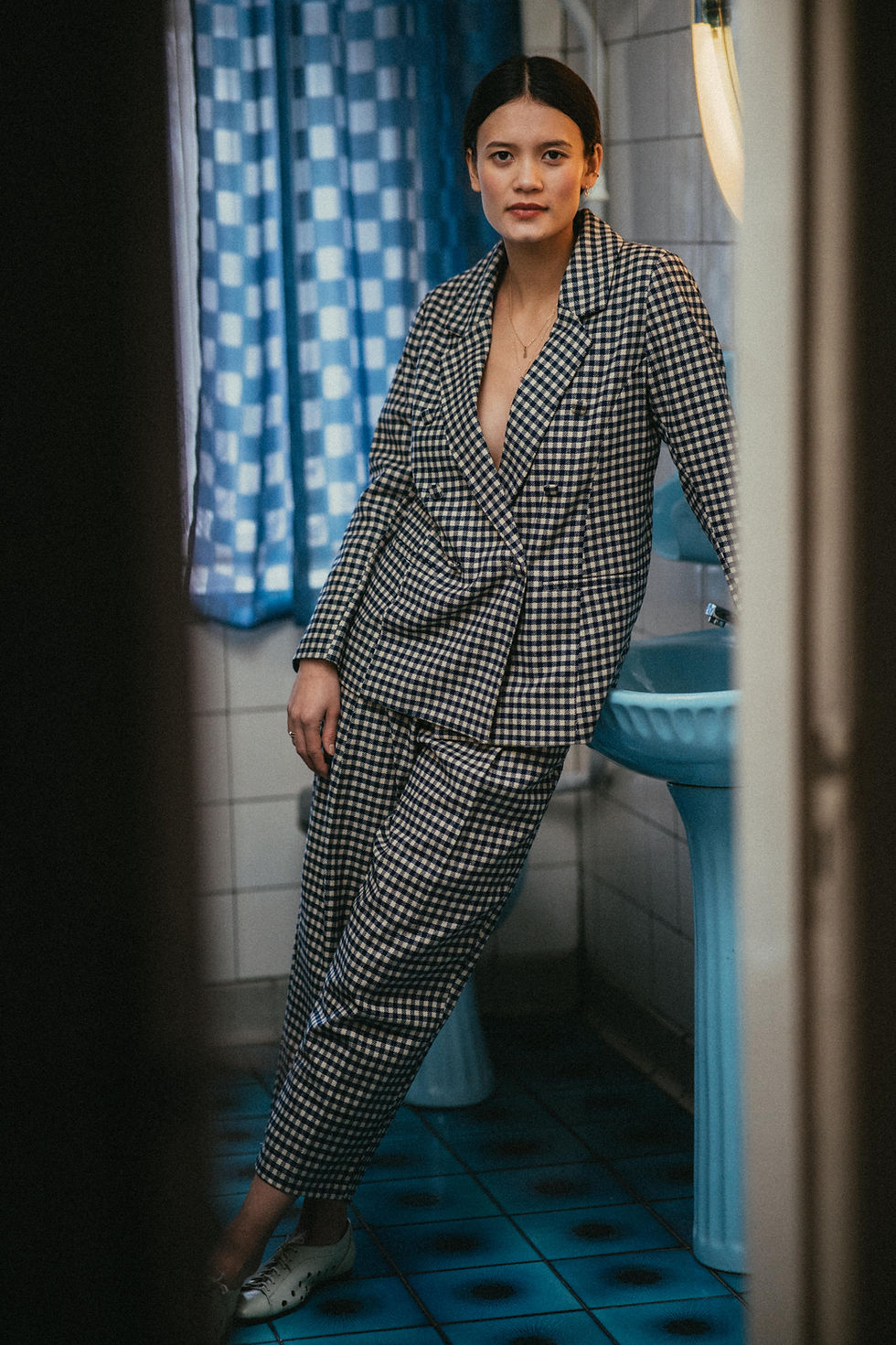 Miniatura: SAMPLE SALE m a r y n a r k a  ~  FREDERICA kratka granat/ecru