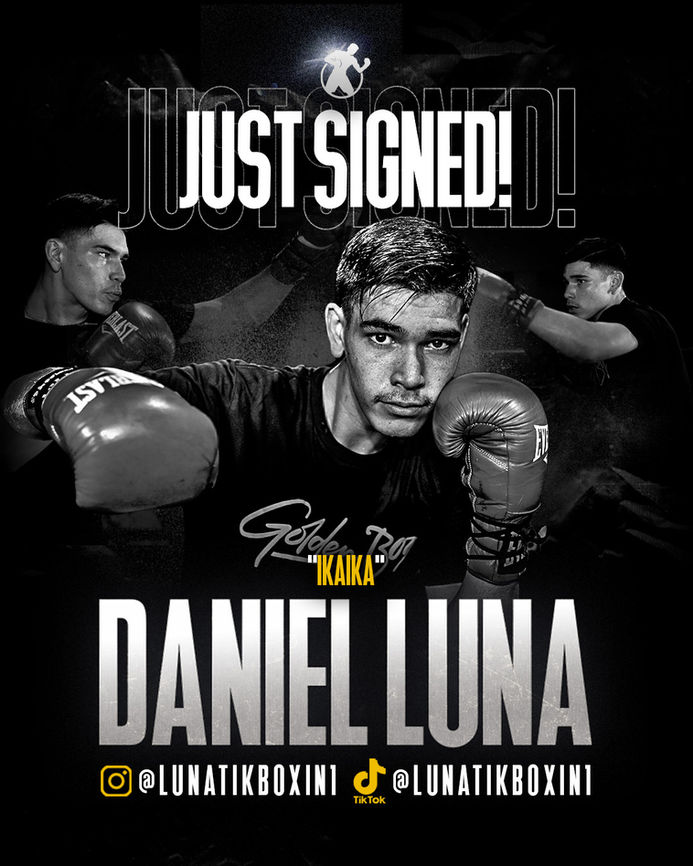 Golden Boy Promotions Signs Top Featherweight Prospect Daniel “Ikaika” Luna