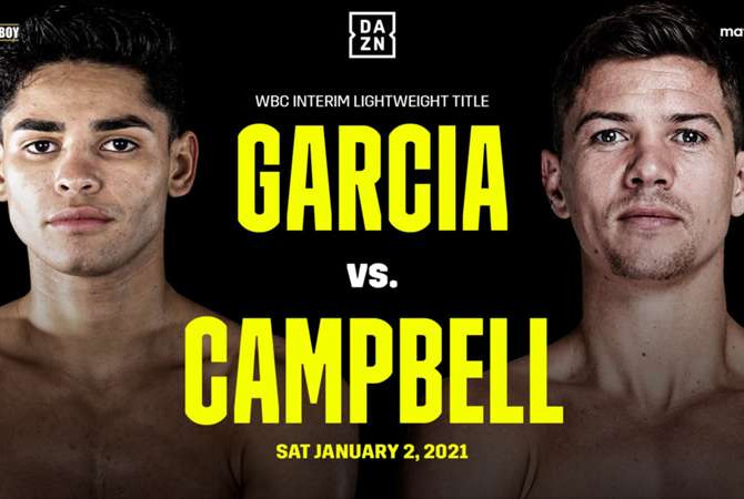 Ryan Garcia vs. Luke Campbell Heads to Texas