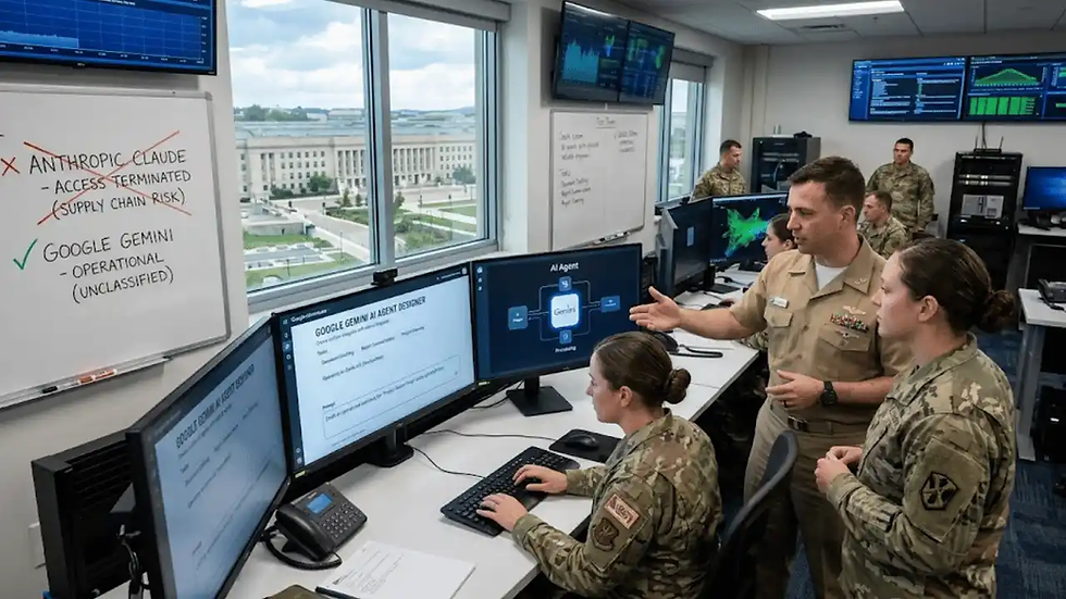 Replacing Anthropic: The Policy Shift Enabling Google Gemini Military AI