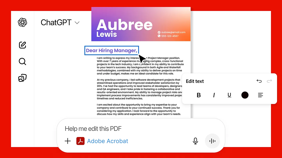 Hands-On Experience: Using Adobe Apps in ChatGPT for Real Work