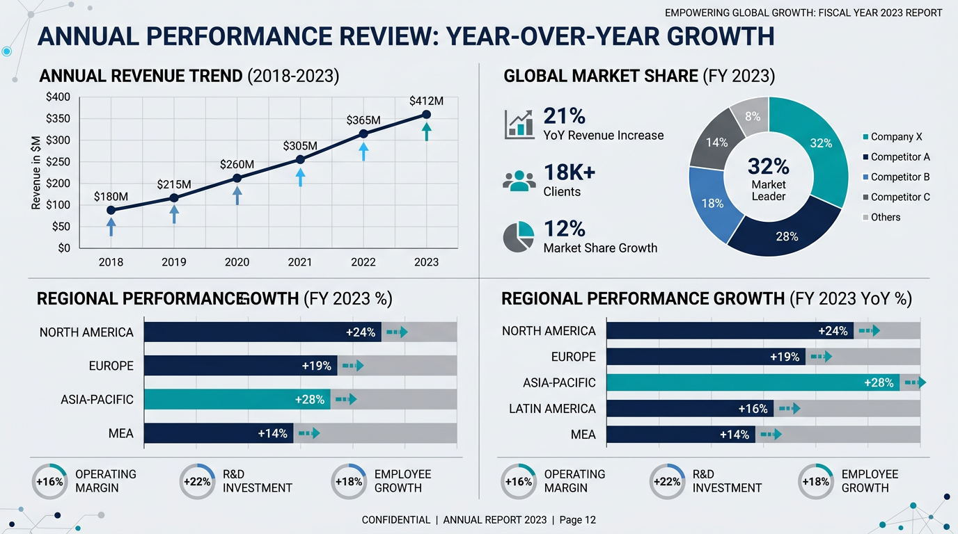 Annual Report Data Visualization