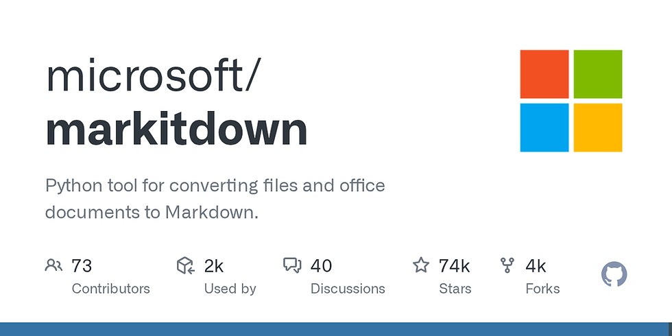 Microsoft MarkItDown: Open-Source Tool for Markdown Conversion and AI Document Parsing