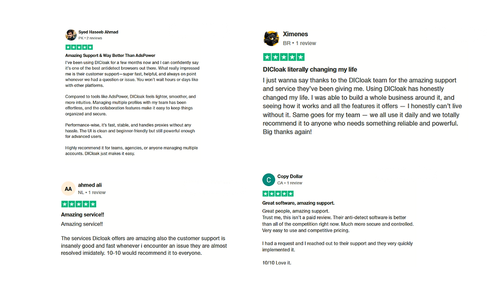 What Users Say about DICloak AI browser