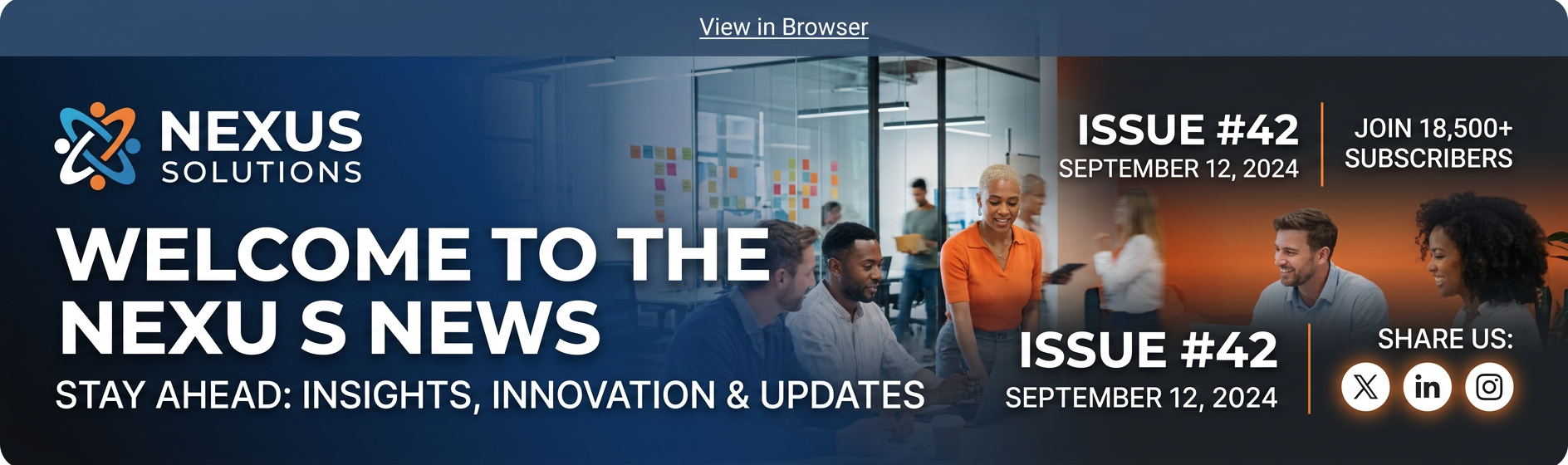 Email Newsletter Header