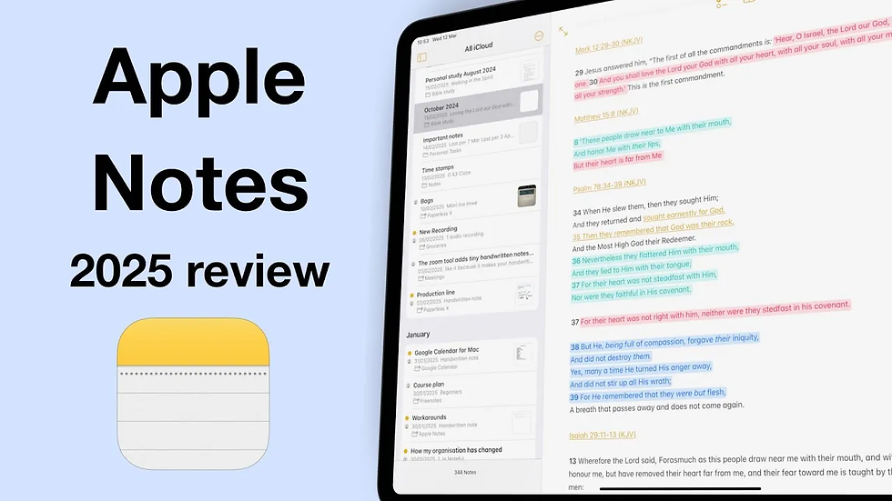 8.Apple Notes