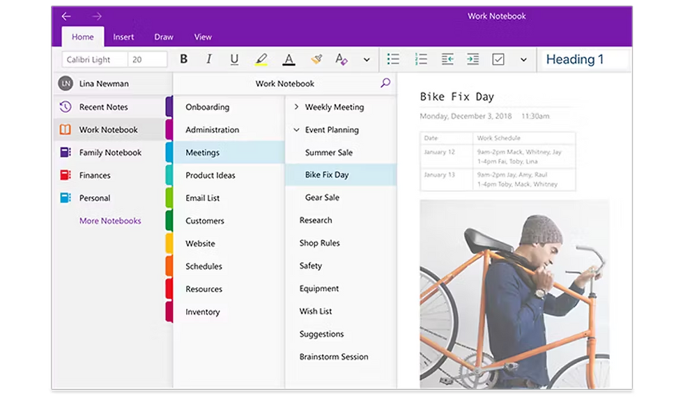 3.Microsoft OneNote