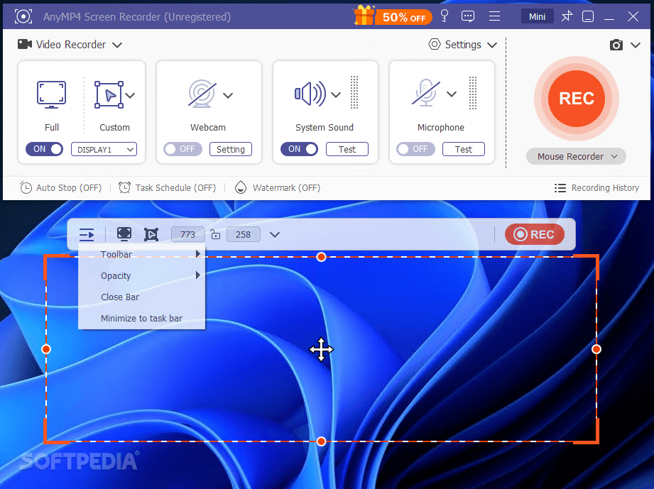 AnyMP4 Screen Recorder